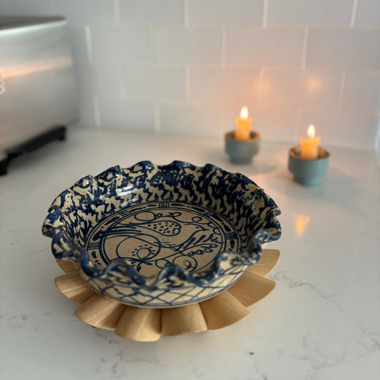 Handmade Vintage Pie Dish