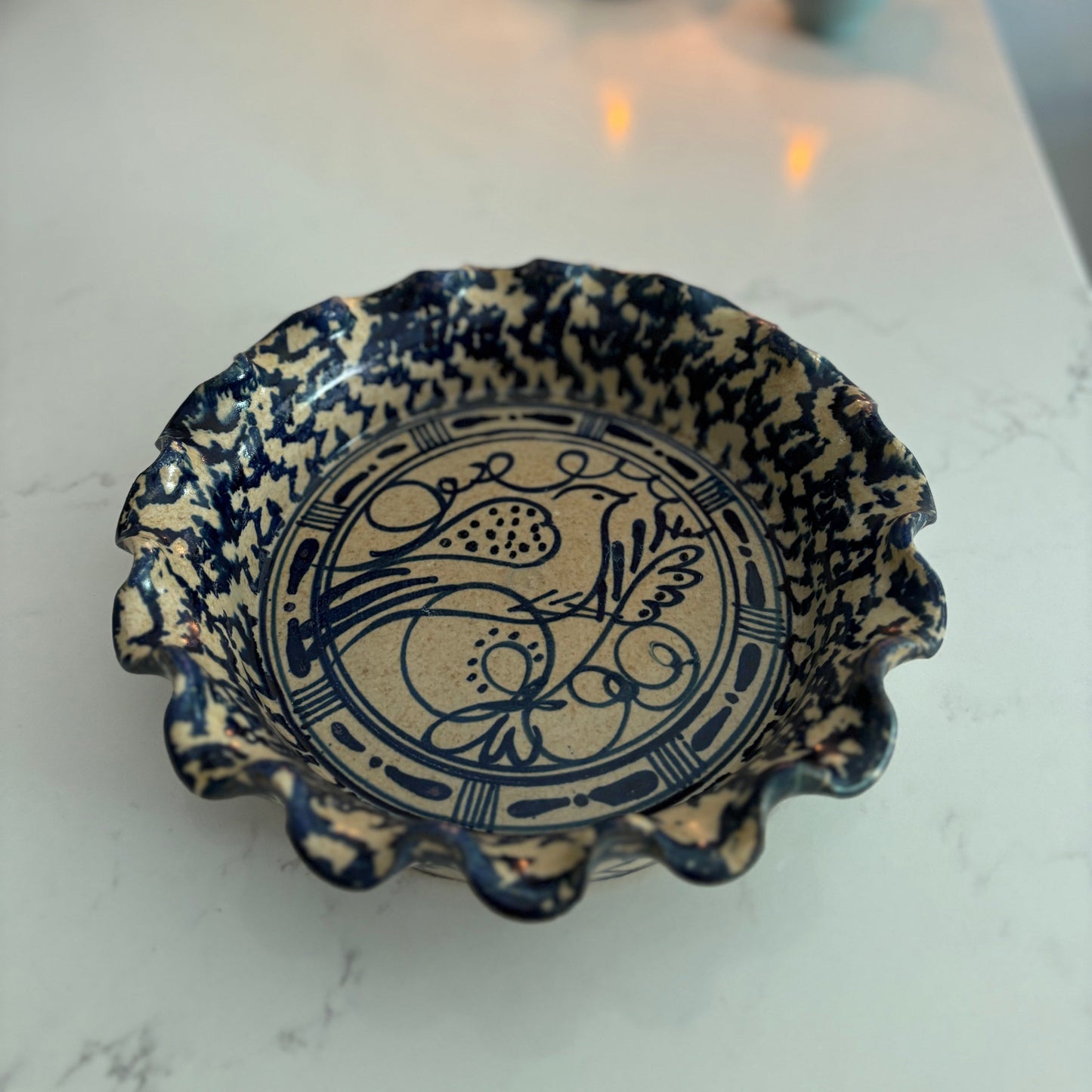 Handmade Vintage Pie Dish