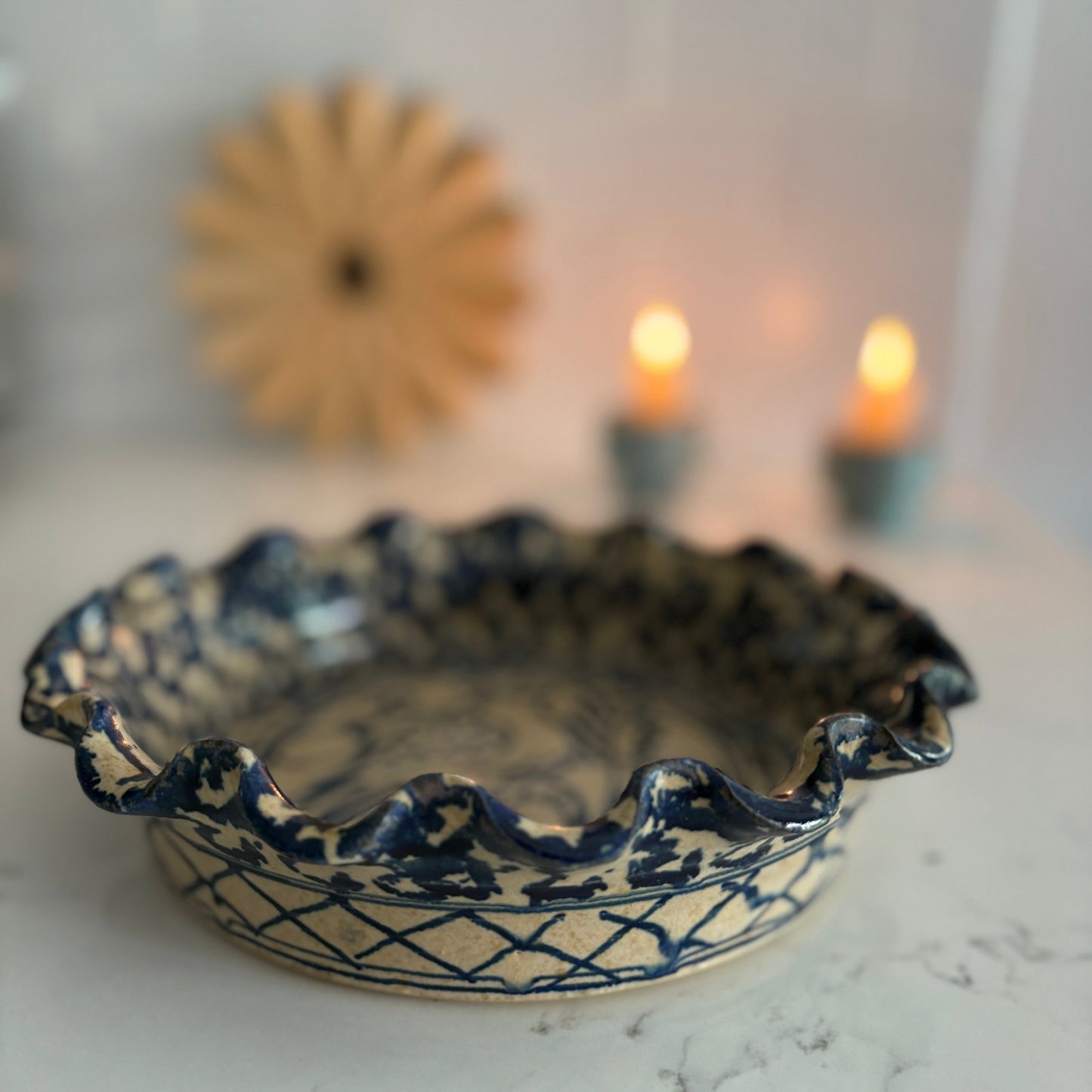 Handmade Vintage Pie Dish